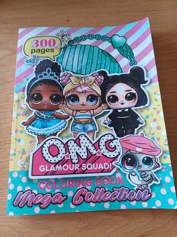 Livre de coloriages LOL surprise glamour squad