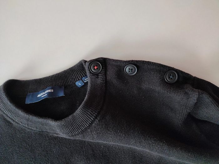Pull Jack & Jones Premium noir - Taille L - photo numéro 4