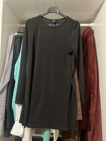 Blouse mi-longue avec fente