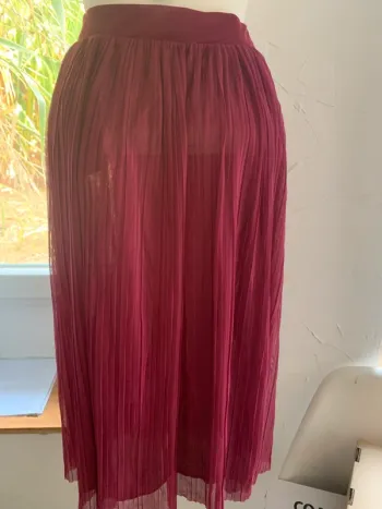Jupe Terranova longue plissée taille M