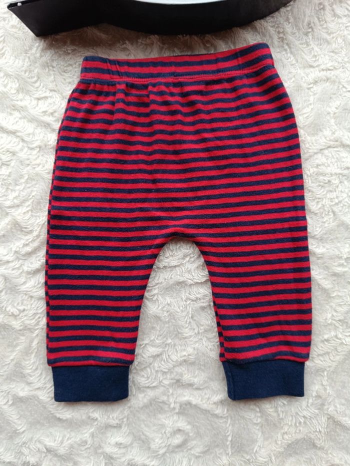 Pantalon sarouel legging rayé Garçon 3/6 mois Early days 100% coton - photo numéro 8