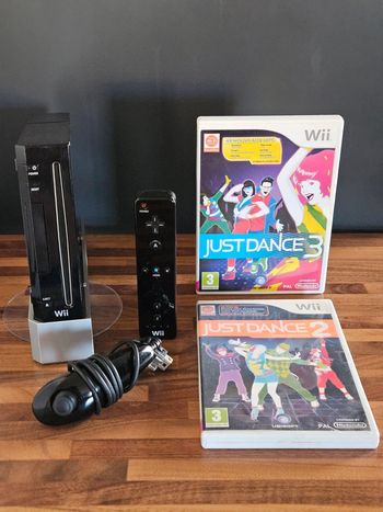 Nintendo Wii noir # Pack Just dance #