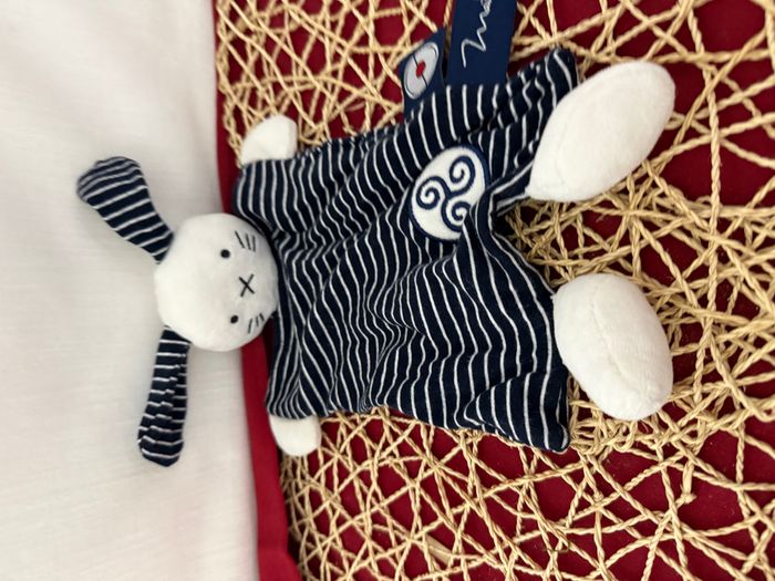 Doudou Plat Chien carré Bretagne – Collection Mer d’Iroise Maïlou - photo numéro 2