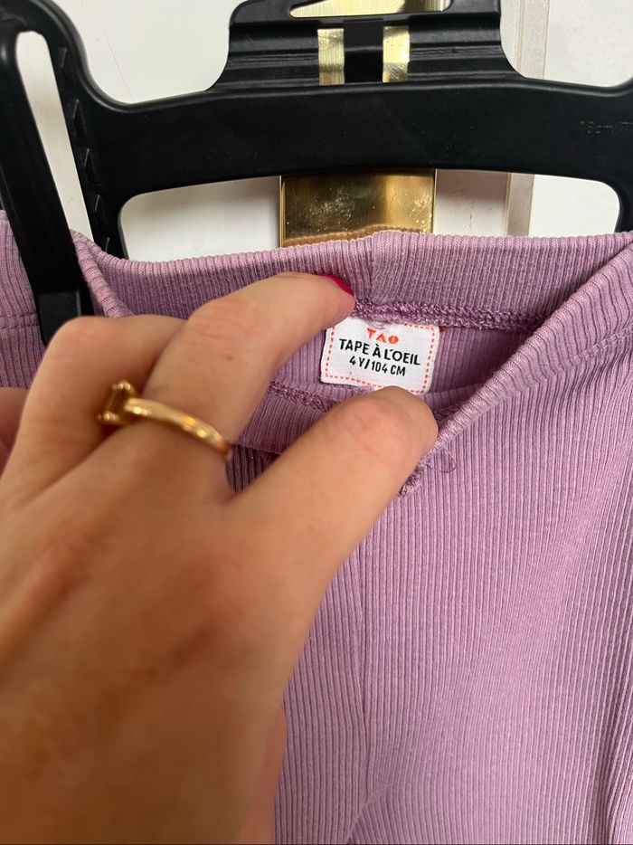 Legging Tape à l’œil violet - photo numéro 4