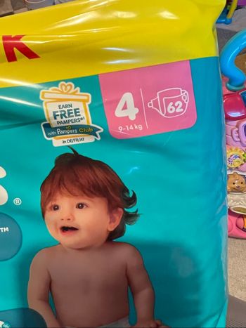Pampers taille 4 x2