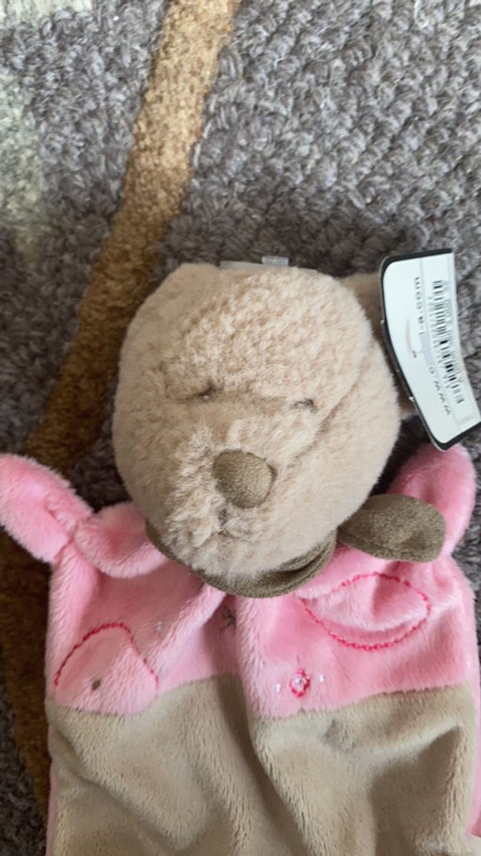 Doudou ours plat Nicotoy - photo numéro 2