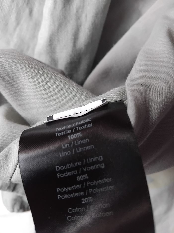 Veste surchemise Bréal 46 en lin - photo numéro 5