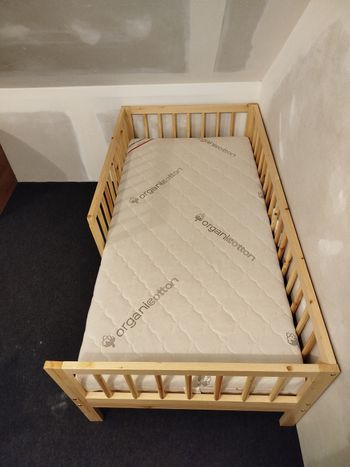 Lit Drawer + matelas p'tit lit coton bio 70x140cm