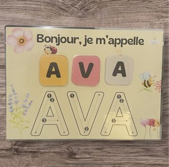 Fiche prénom à écrire