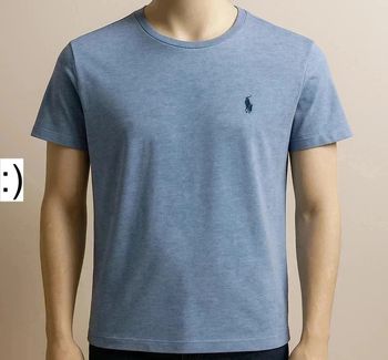 T-shirt Ralph Lauren Bleu Chinée – Taille L