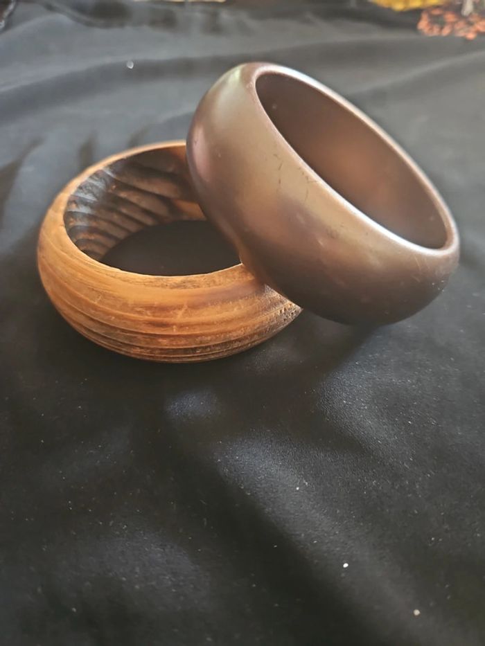 Bracelets marron en lot - photo numéro 2