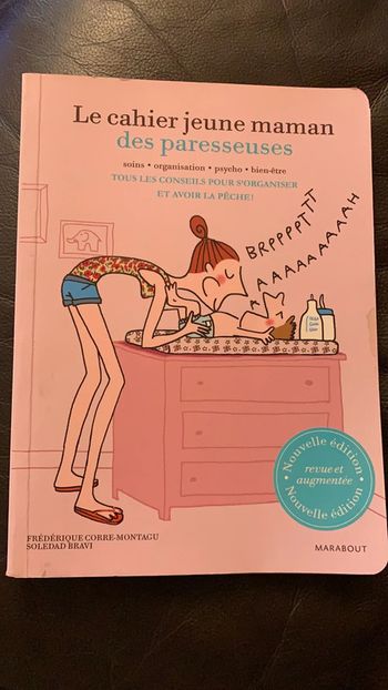 Livre le cahier jeune maman des paresseuses