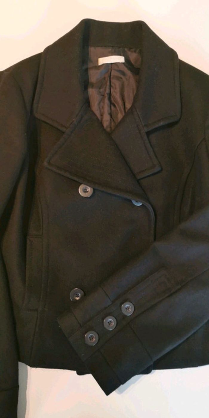 Manteau noir Promod femme taille 40