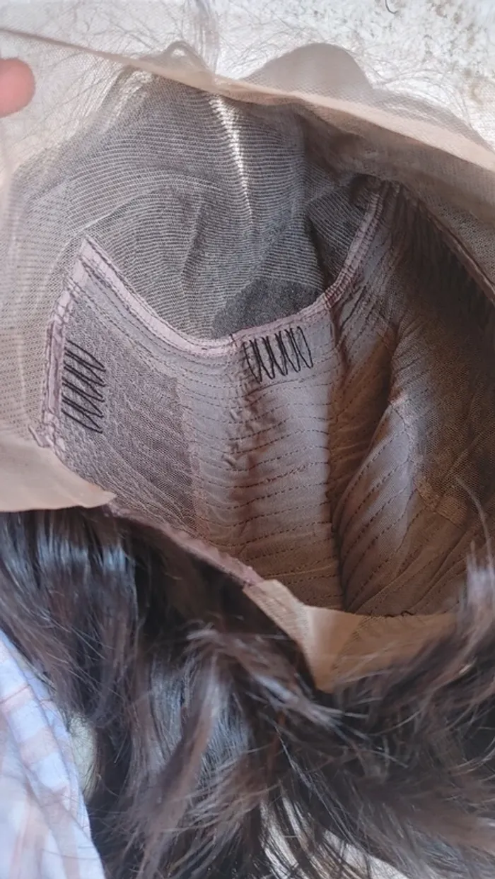 Perruque lace wig Bob en cheveux humains 100 pour 100 naturel 2B - photo numéro 13