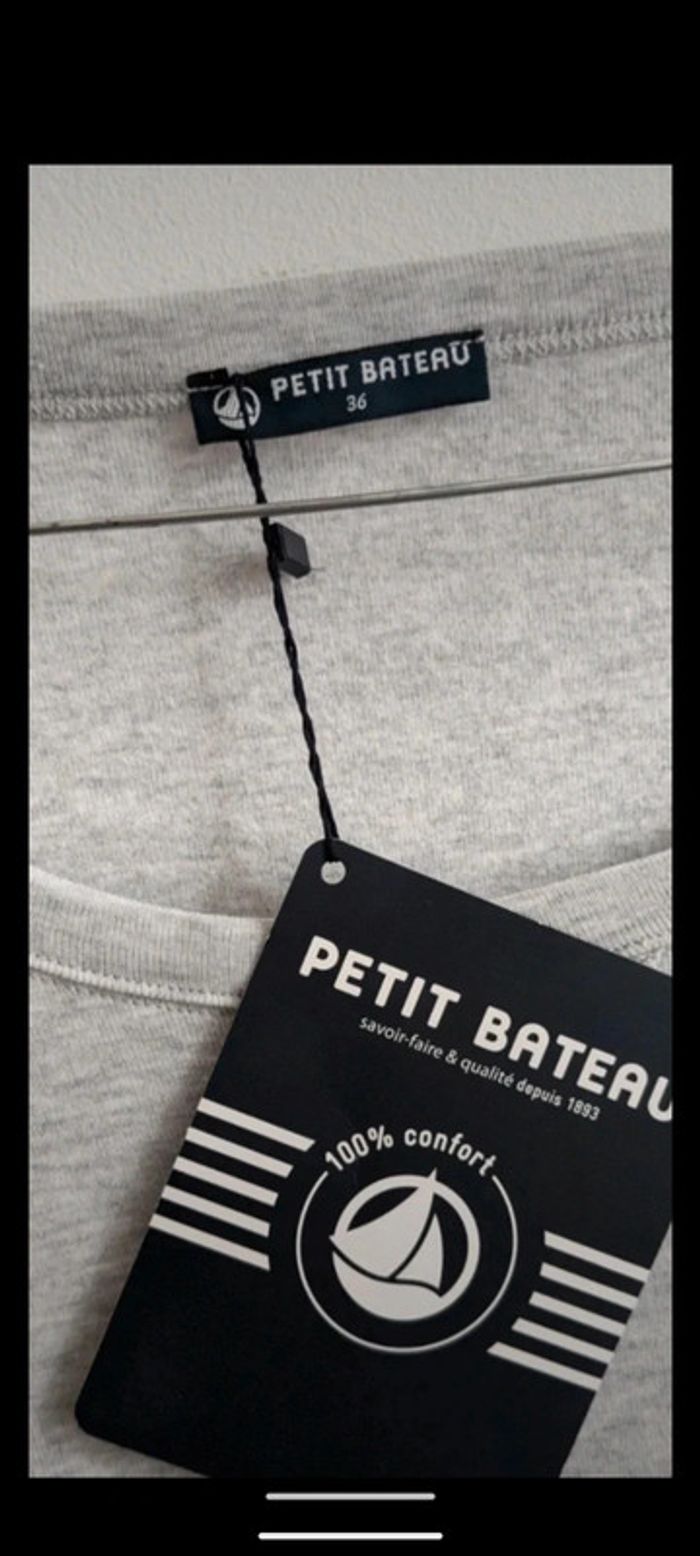 Sweat gris confortable intérieur tout doux 36 - photo numéro 7