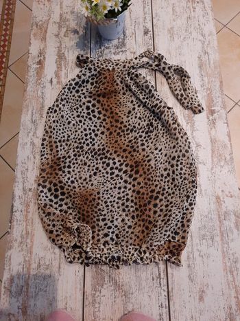 Haut léopard 🐆   avec nœud