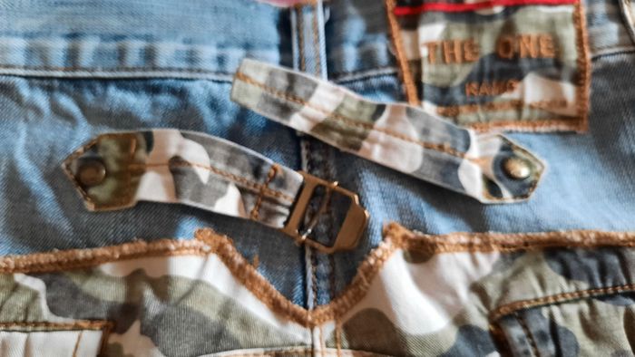 Bermuda jean/treillis - photo numéro 7