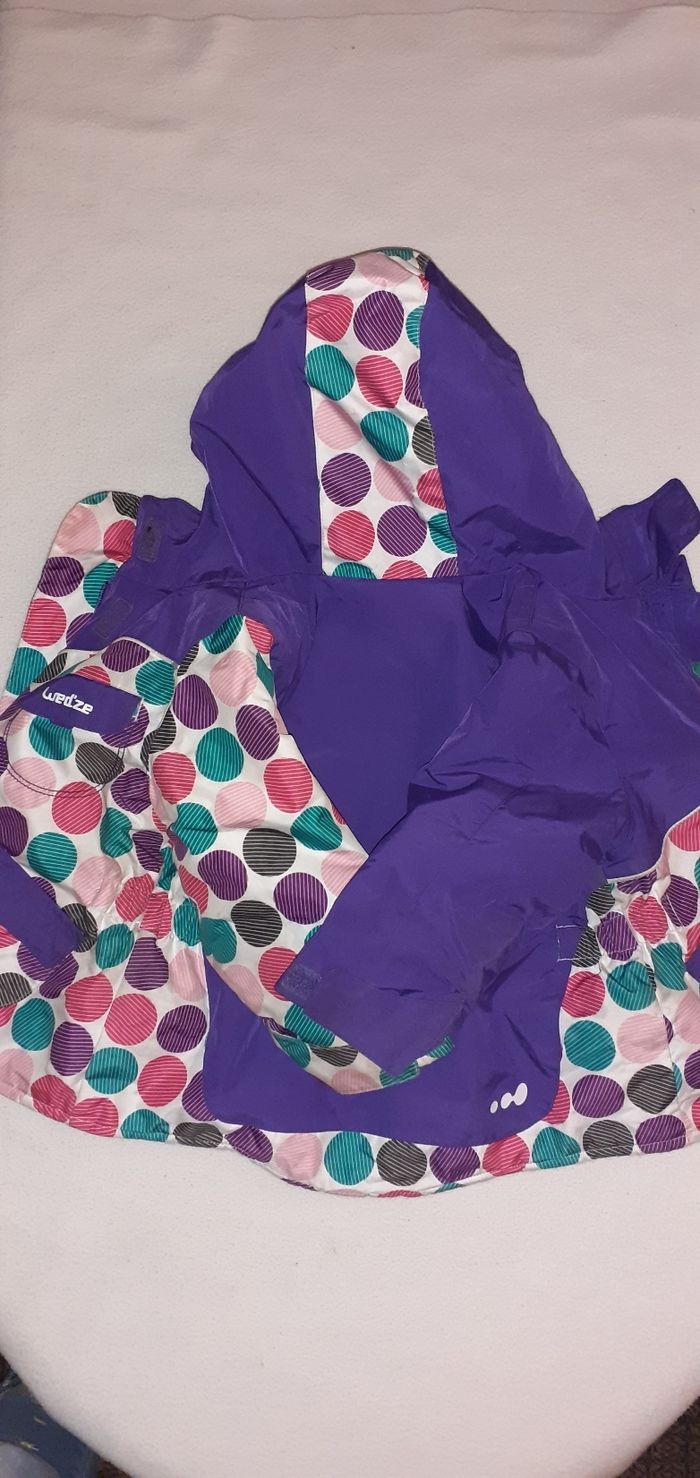 Ensemble veste et salopette de ski bébé fille - photo numéro 2