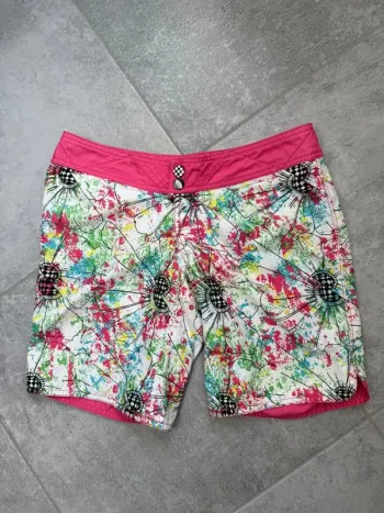 Short Vans réversible rose - multicolore taille 14 ans