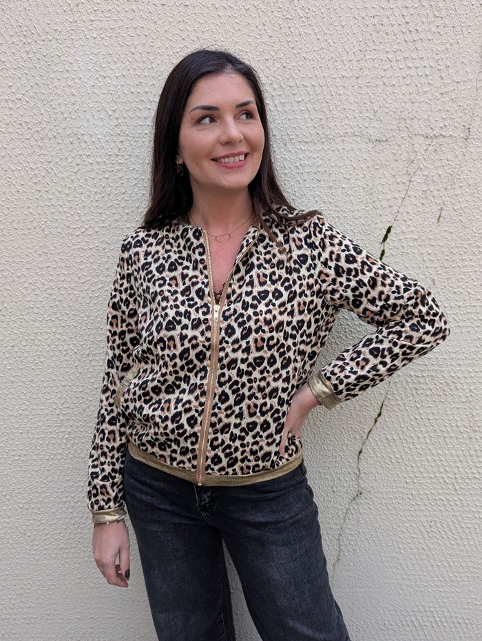 Bomber Léopard marron/beige
Taille S