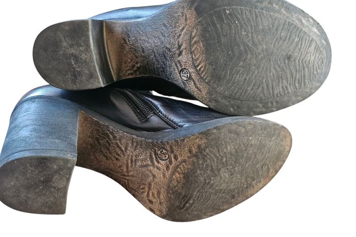 Botttines Kookai cuir noir à talon pointure 37 - photo numéro 6