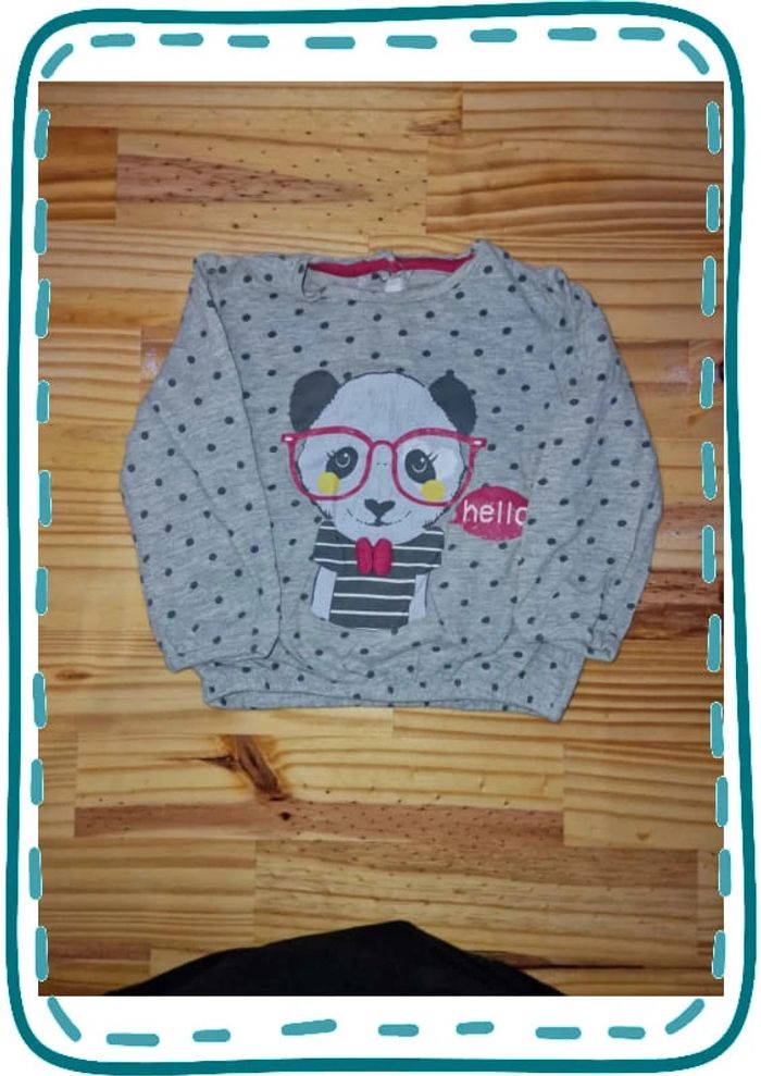 T-shirt à manche longue 12 mois