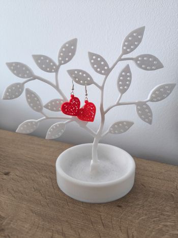 Boucles d'oreilles impression 3D 