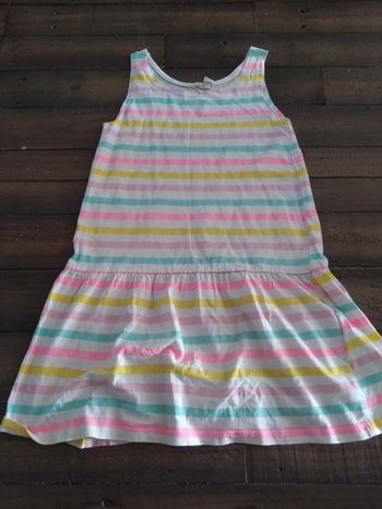 Robe été arc en ciel t 6 8 ans