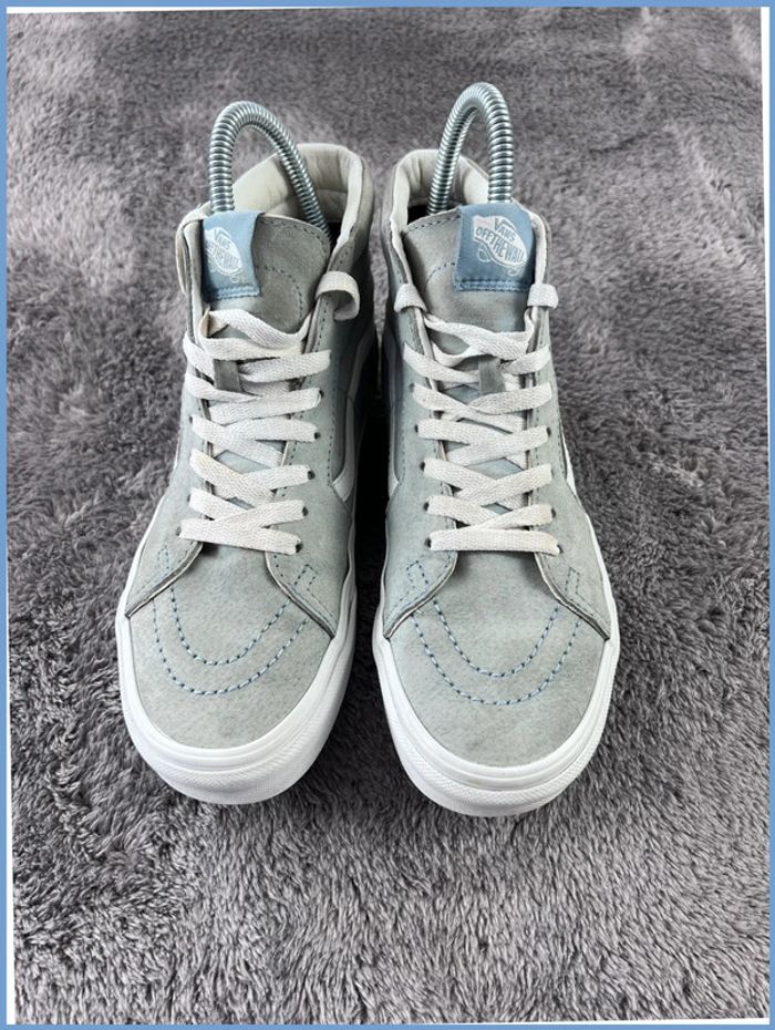 Vans Sk8-Hi Daim Vert Clair Femme – Pointure 36,5 - photo numéro 4