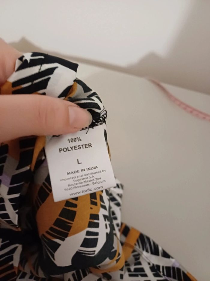 Robe satinée à motifs TQF Collection taille L 40 - photo numéro 8