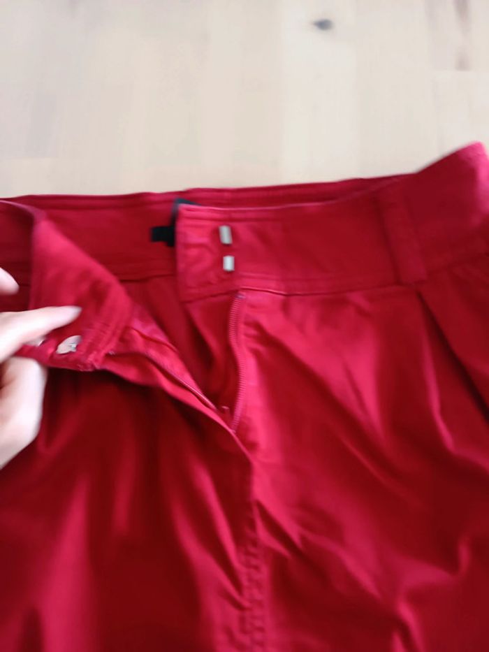 Jupe droite rouge 36 - photo numéro 3