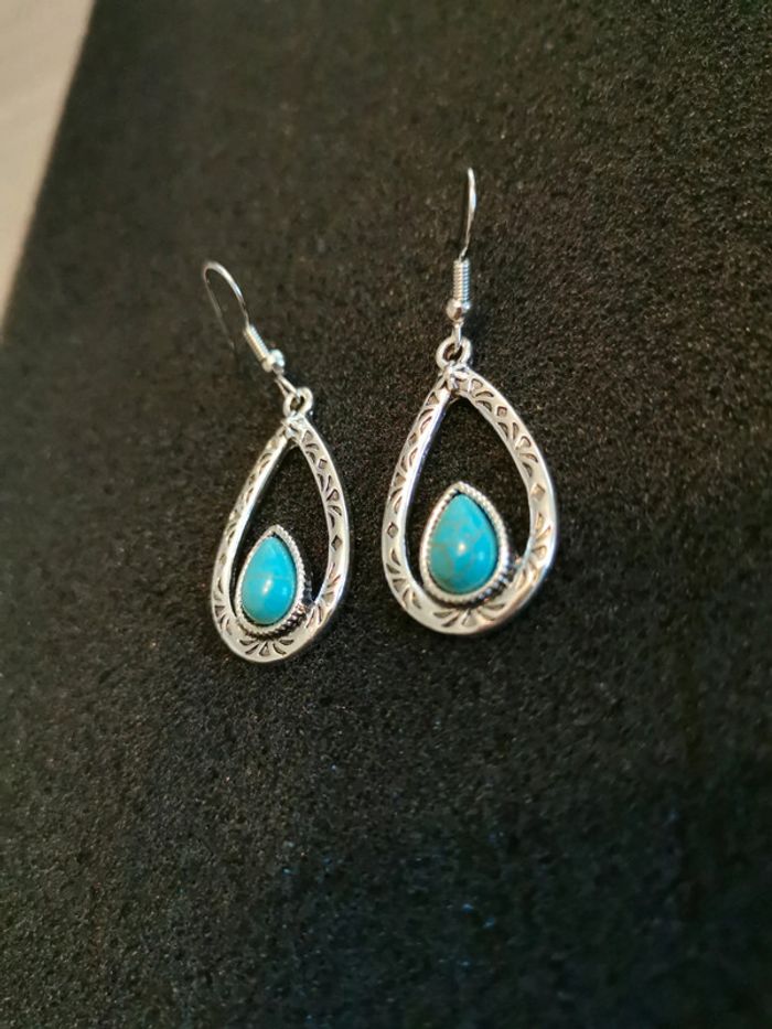 Boucles d'oreilles style bohème cowboy - photo numéro 2