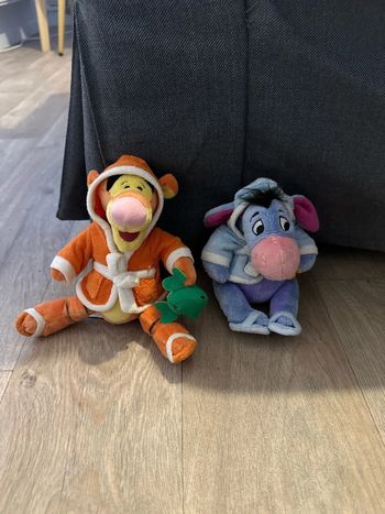Peluche collection vintage Disney Tigrou et Bourriquet