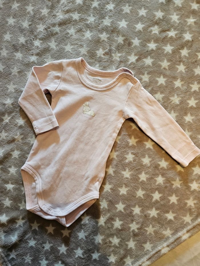 Lot de 2 bodies fille ML 6 mois - photo numéro 2