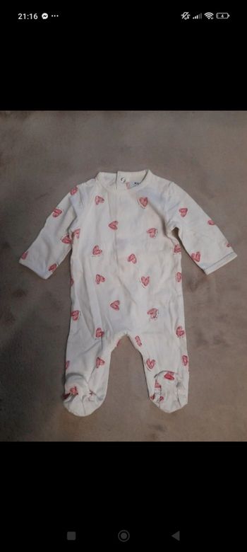 Pyjama une pièce 3mois