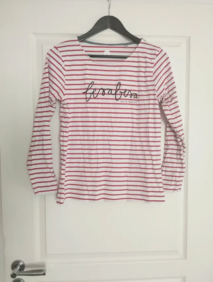 * T-shirt rayé rouge et blanc T42 mdemona