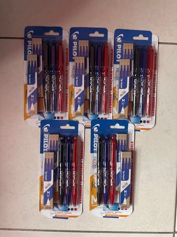 Stylo effaçable pilote 5x3