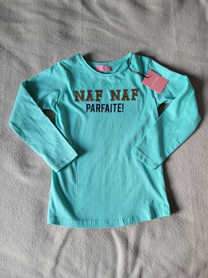 T-shirt manches longues naf naf 8 ans