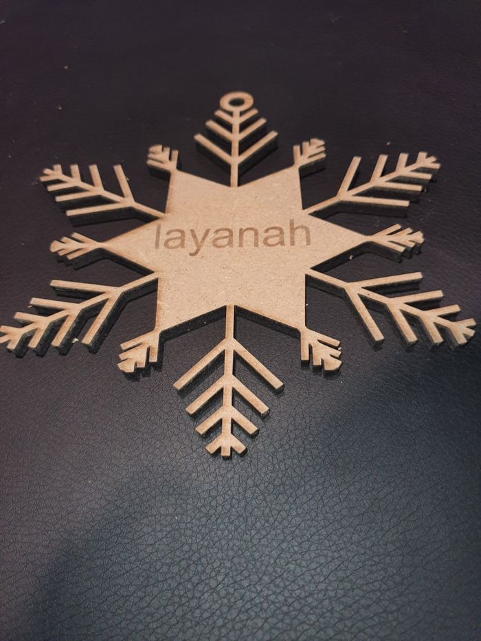 Flocon de neiges personnalisé - photo numéro 2