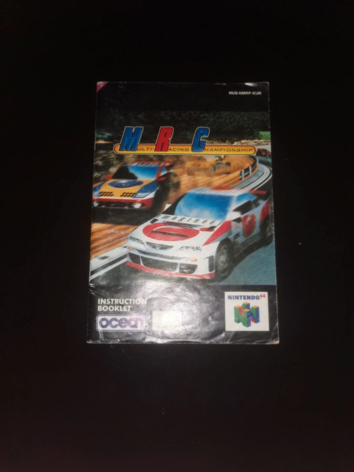 Notice du jeu MRC - photo numéro 1