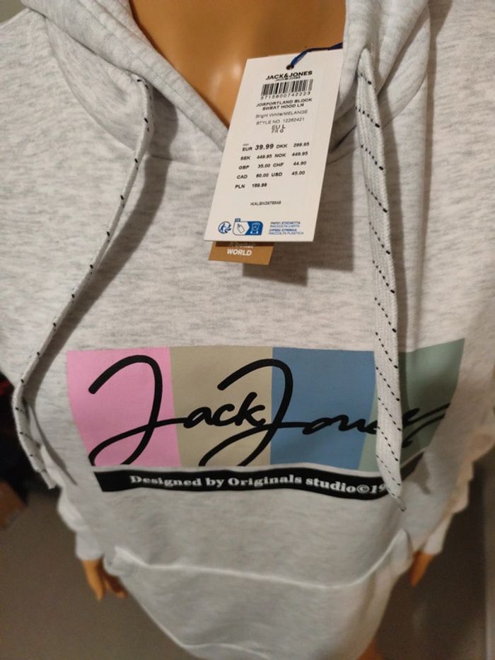 Sweat a capuche jack and jones - photo numéro 5