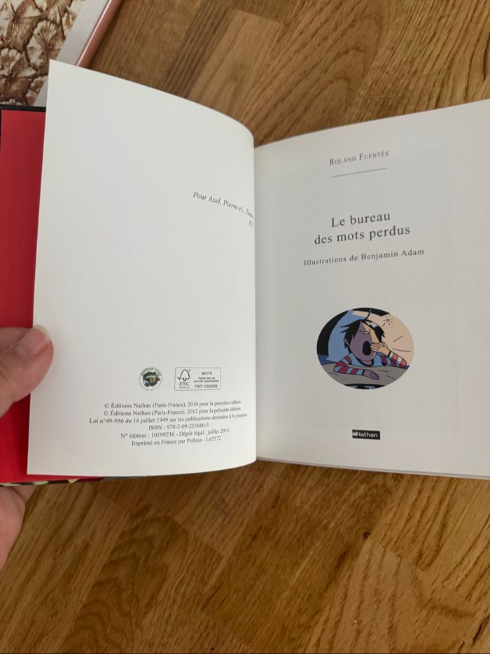 Livre mes 1er roman Le bureau des mots perdus - photo numéro 7