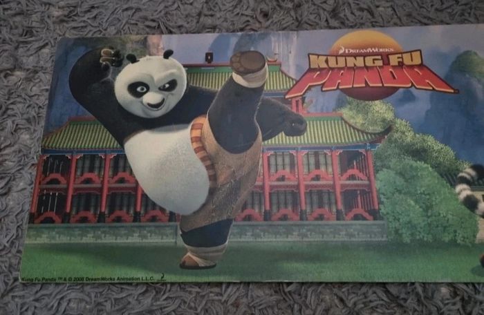 Grand tableau Kung fu panda (po et tigresse) - photo numéro 2