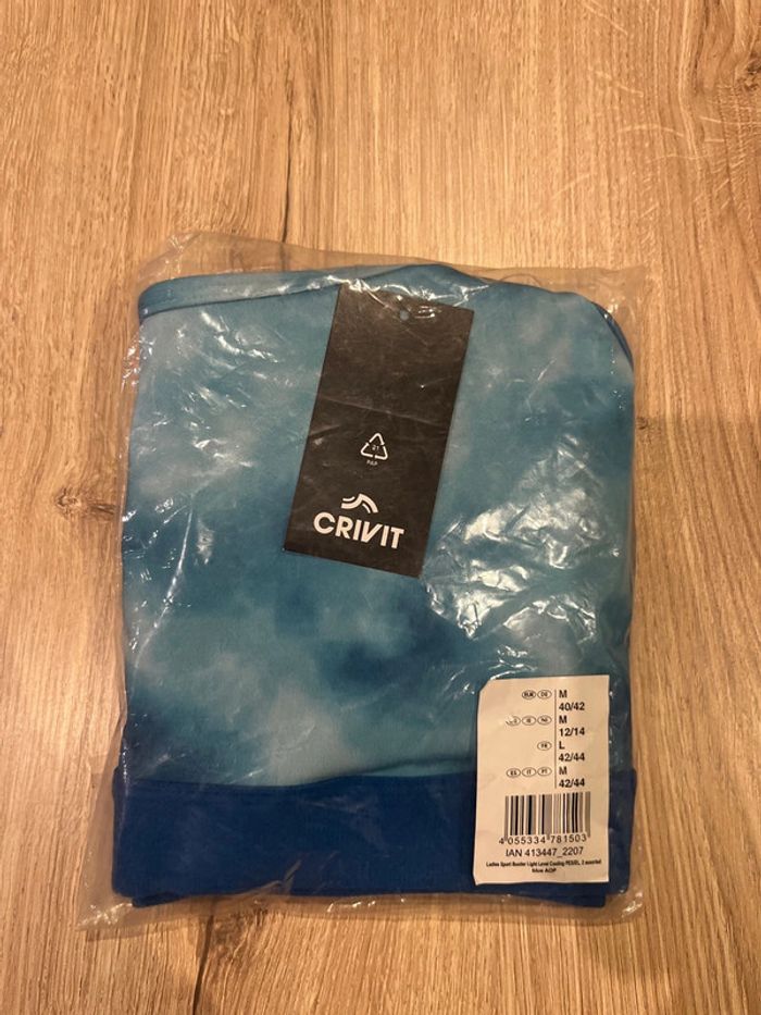 Brassière Crivit taille M 40/42 neuve pour sport
