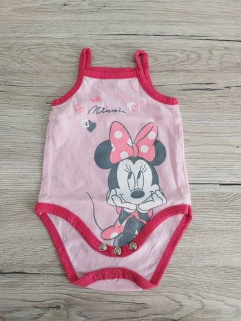 Body Minnie à bretelles 3 mois