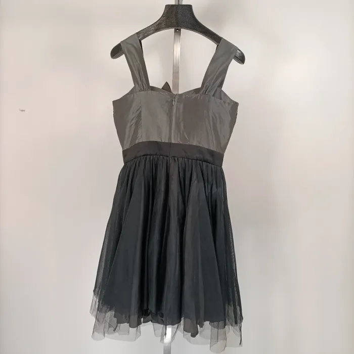 Robe de bal - robe princesse avec bretelle - Noir et grise Manoukian - BCBG Max Mara A097 - photo numéro 2