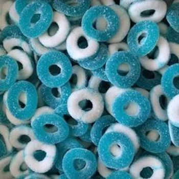 100g d'anneaux framboise