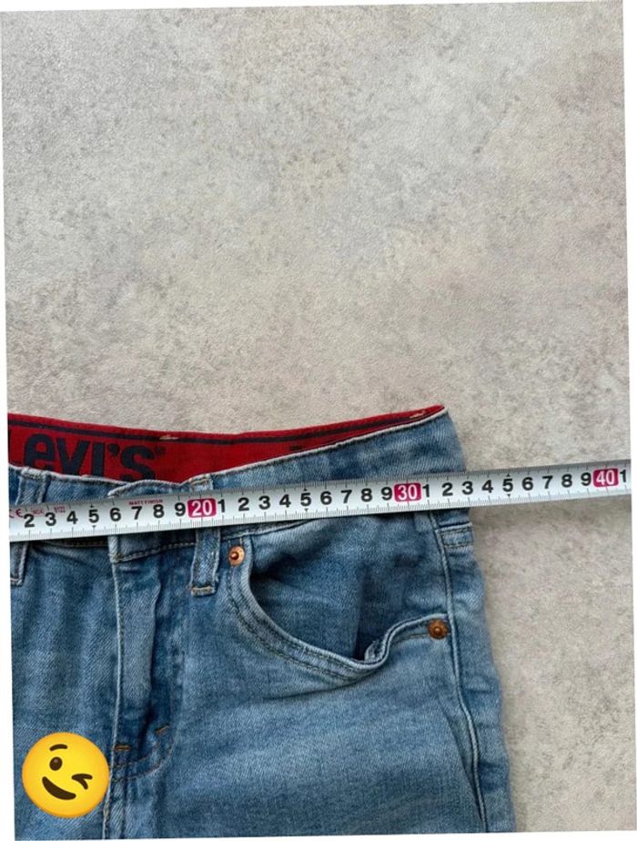 Jeans Levi's 514 W26 FR36 L27 coupe droite bleu Femme women pan697b - photo numéro 4