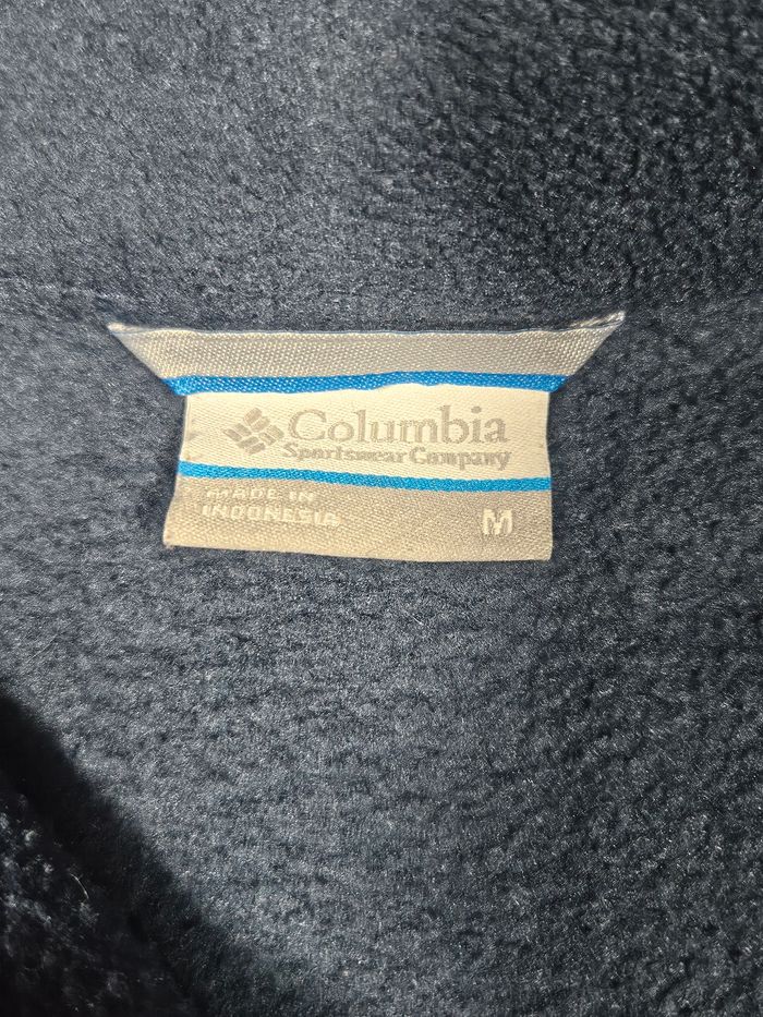 Zip Polaire columbia bleu - photo numéro 5