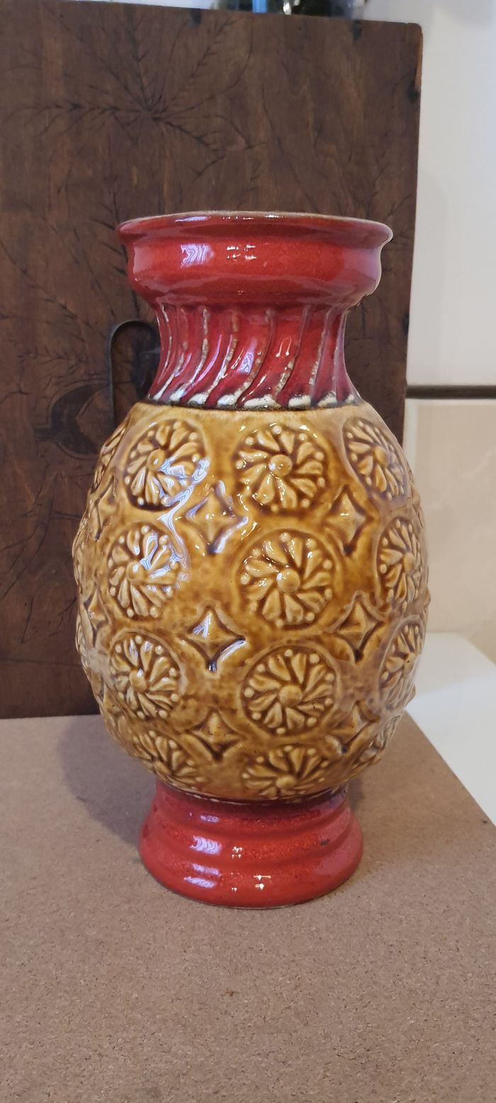 Vase céramique vintage Allemagne de l'est - photo numéro 3